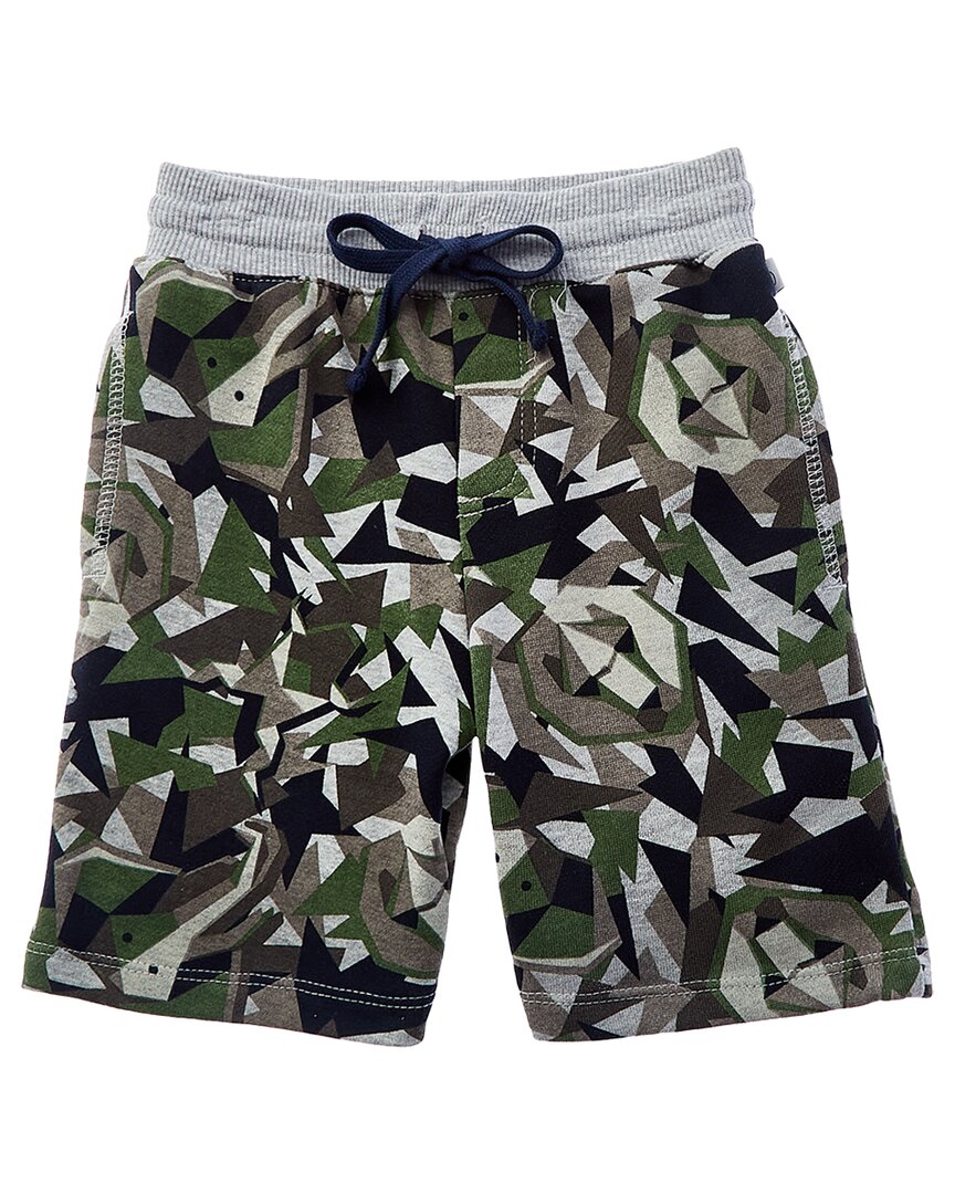 Flapdoodles boys Camo Fashion Short, 5, Green
